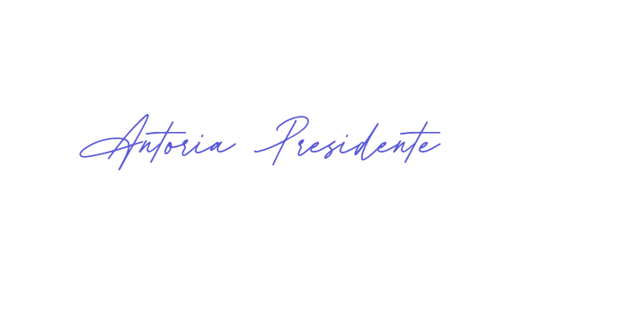 Antoria Presidente Font Download