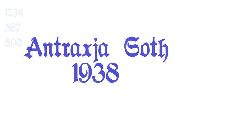 Antraxja  Goth 1938-font-download