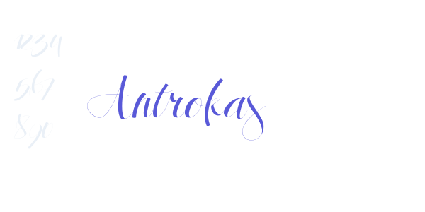 Antrokas font free