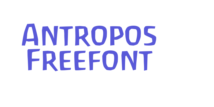 Antropos Freefont Font Download