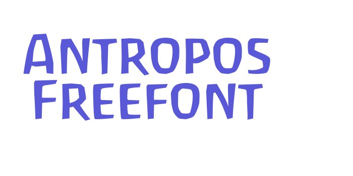 Antropos Freefont Font