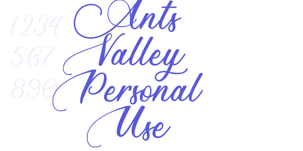 Ants Valley – Personal Use font free