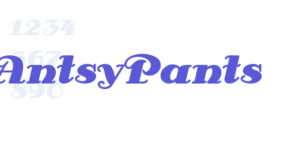 AntsyPants font free