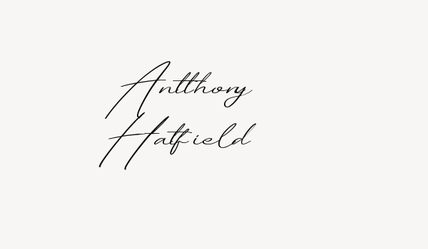 Antthony Hatfield Font