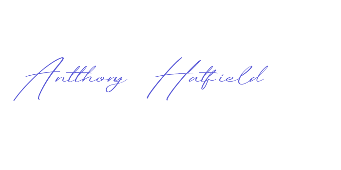 Antthony Hatfield Font Download