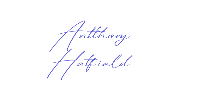 Antthony Hatfield Font