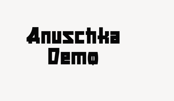 Anuschka Demo Font