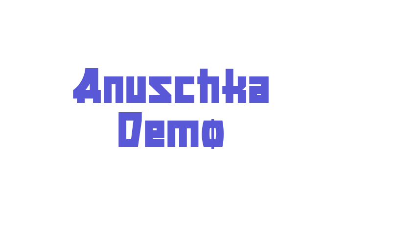 Anuschka Demo Font Download