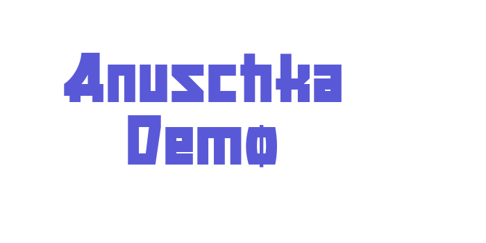 Anuschka Demo Font