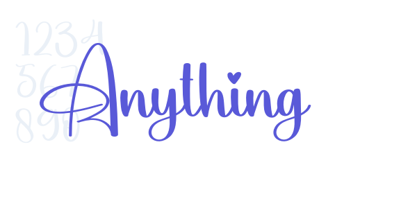 Anything font free