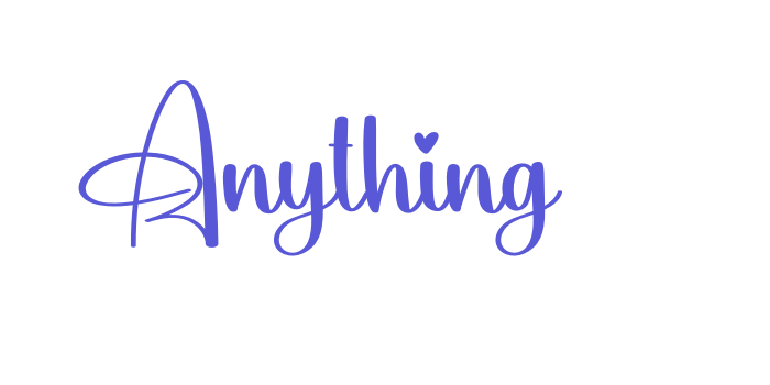 Anything Font Download