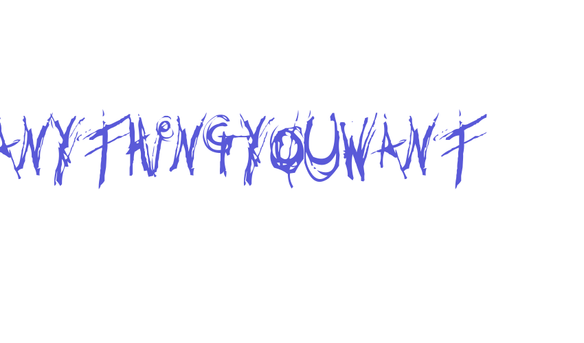 Anythingyouwant Font