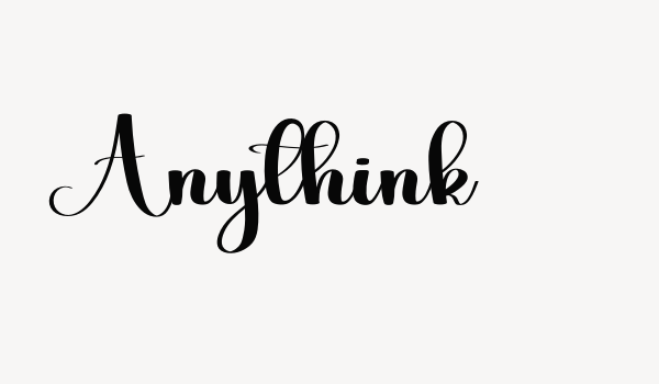 Anythink Font