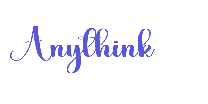 Anythink Font