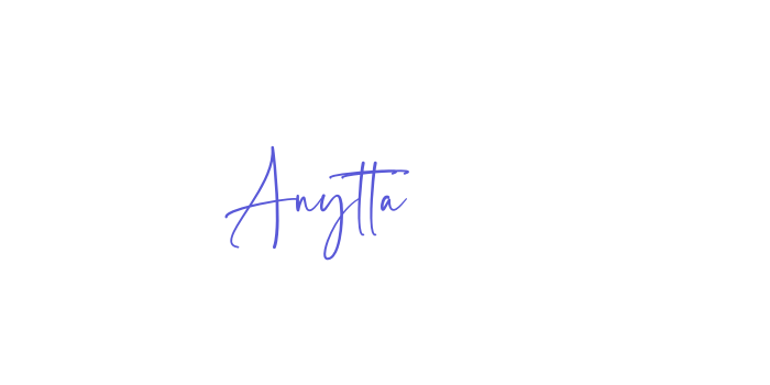 Anytta Font