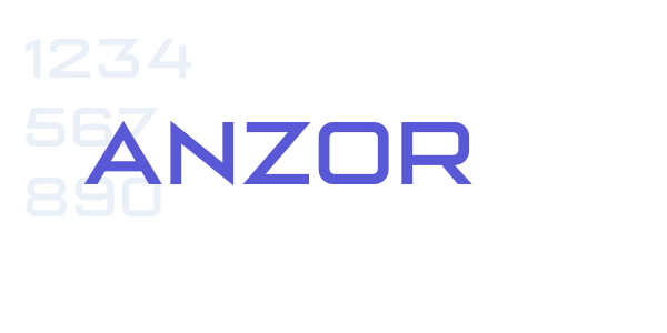 Anzor font free