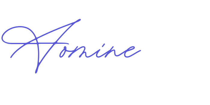 Aomine Font