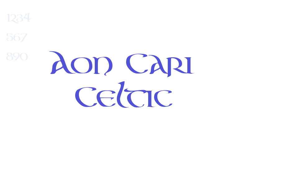 Aon Cari Celtic-font-download