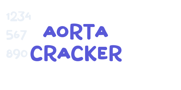 Aorta Cracker font