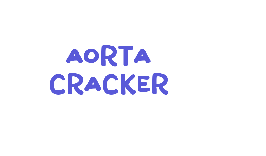 Aorta Cracker Font