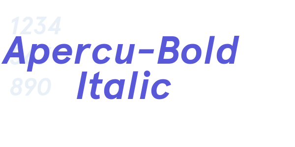 Apercu-Bold Italic font free