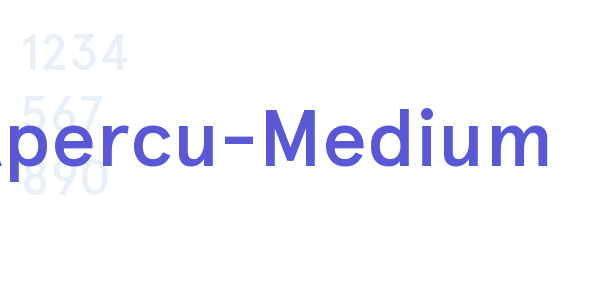 Apercu-Medium font free