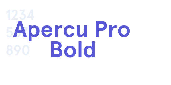 Apercu Pro Bold font free