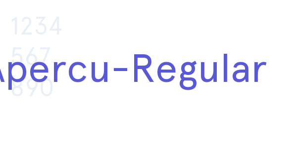 Apercu-Regular font free