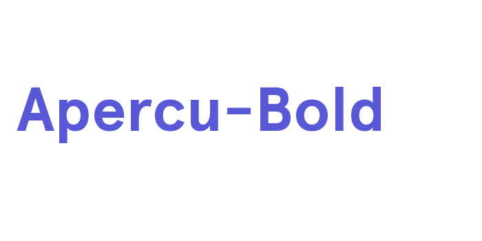 Apercu-Bold Font Download