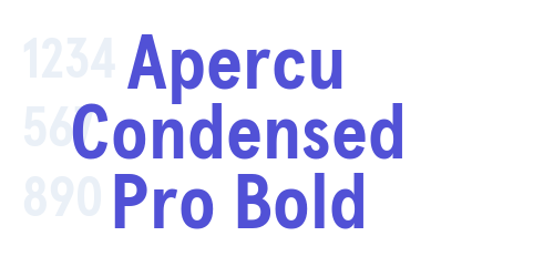 Apercu Condensed Pro Bold-font-download