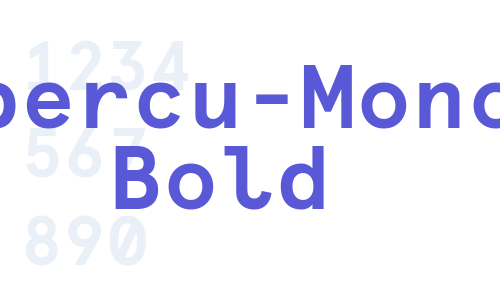 Apercu-Mono Bold Font