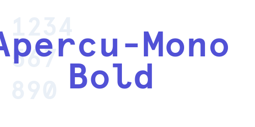 Apercu-Mono Bold-font-download