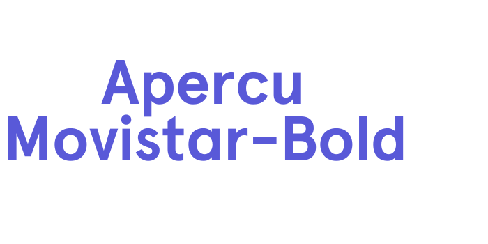 Apercu Movistar-Bold Font Download