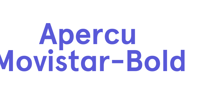 Apercu Movistar-Bold Font