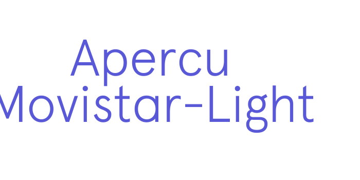 Apercu Movistar-Light Font