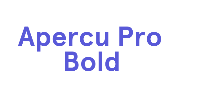 Apercu Pro Bold Font Download