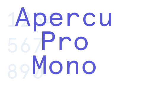 Apercu Pro Mono Font