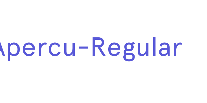 Apercu-Regular Font Download