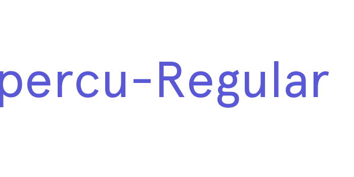 Apercu-Regular Font