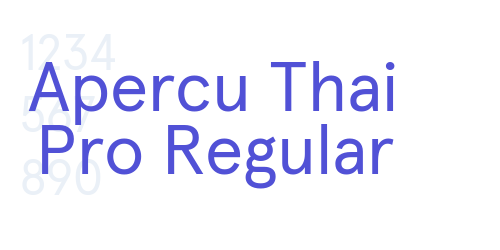 Apercu Thai Pro Regular-font-download