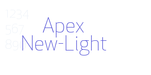 Apex New-Light font free