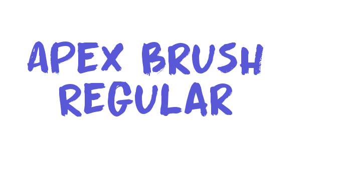 Apex Brush Regular Font Download