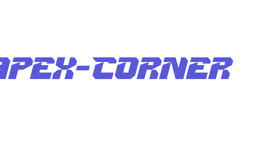 Apex-Corner Font Download