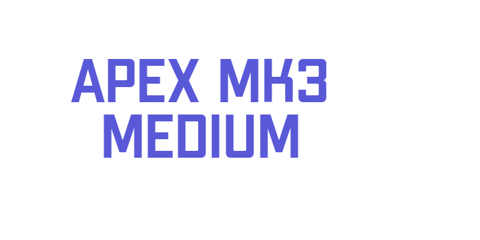 Apex Mk3 Medium Font Download