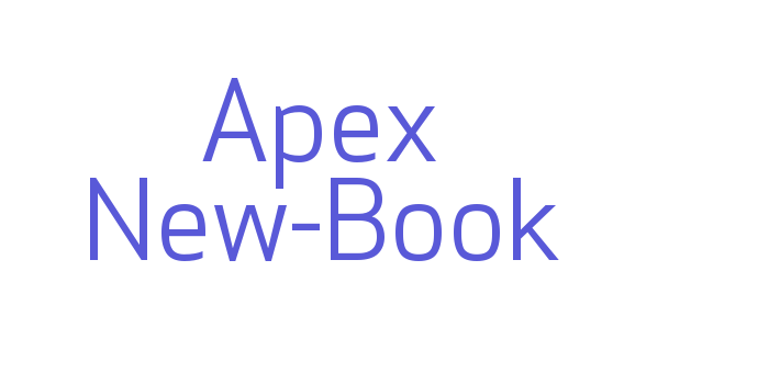 Apex New-Book Font