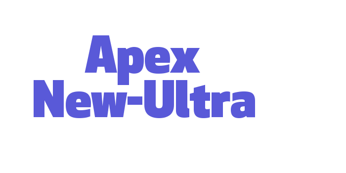 Apex New-Ultra Font