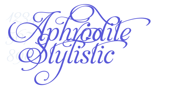 Aphrodite Stylistic font free