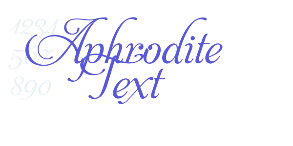 Aphrodite Text font free