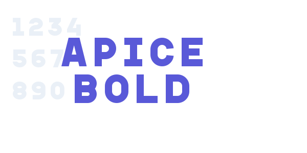 Apice Bold font free