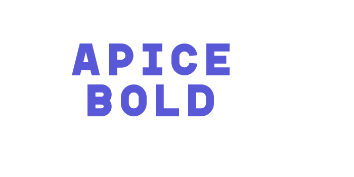 Apice Bold Font Download